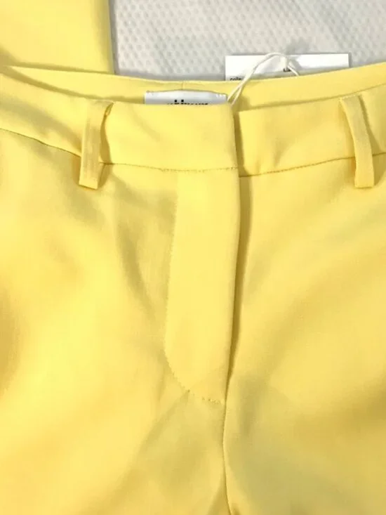 Bold Yellow Statement Pant | Minimum Tailored Ankle Trousers | Size 6 | NWT - Picture 9 of 12